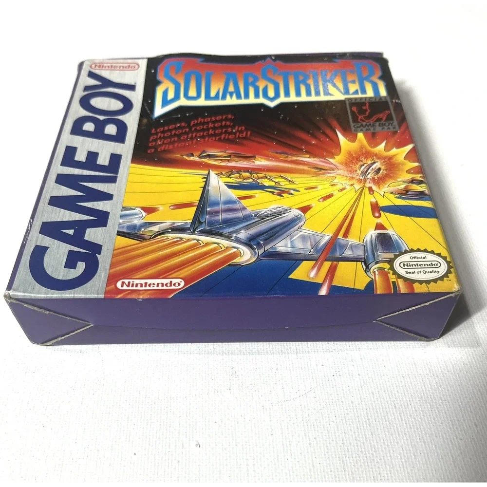 Solar Striker Nintendo Game Boy Complete W/ Manual & Box Vintage Video Game
